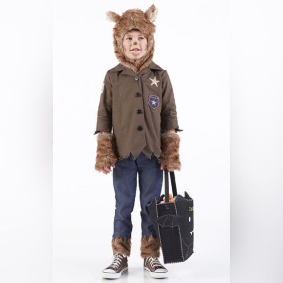 Pottery Barn Kids Werewolf Halloween Costume Size 9-10 - Picture 1 of 5